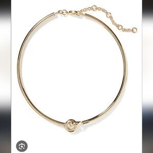 Equestrian Heritage Collar Necklace- Gold- Banana Republic